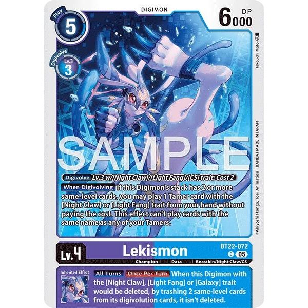 Image for Lekismon (BT22-072 C) (BT22) - Digimon Card Game