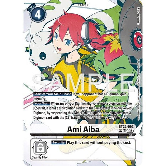 Image for Ami Aiba (SP) (BT22-093 SR) (BT22) - Digimon Card Game