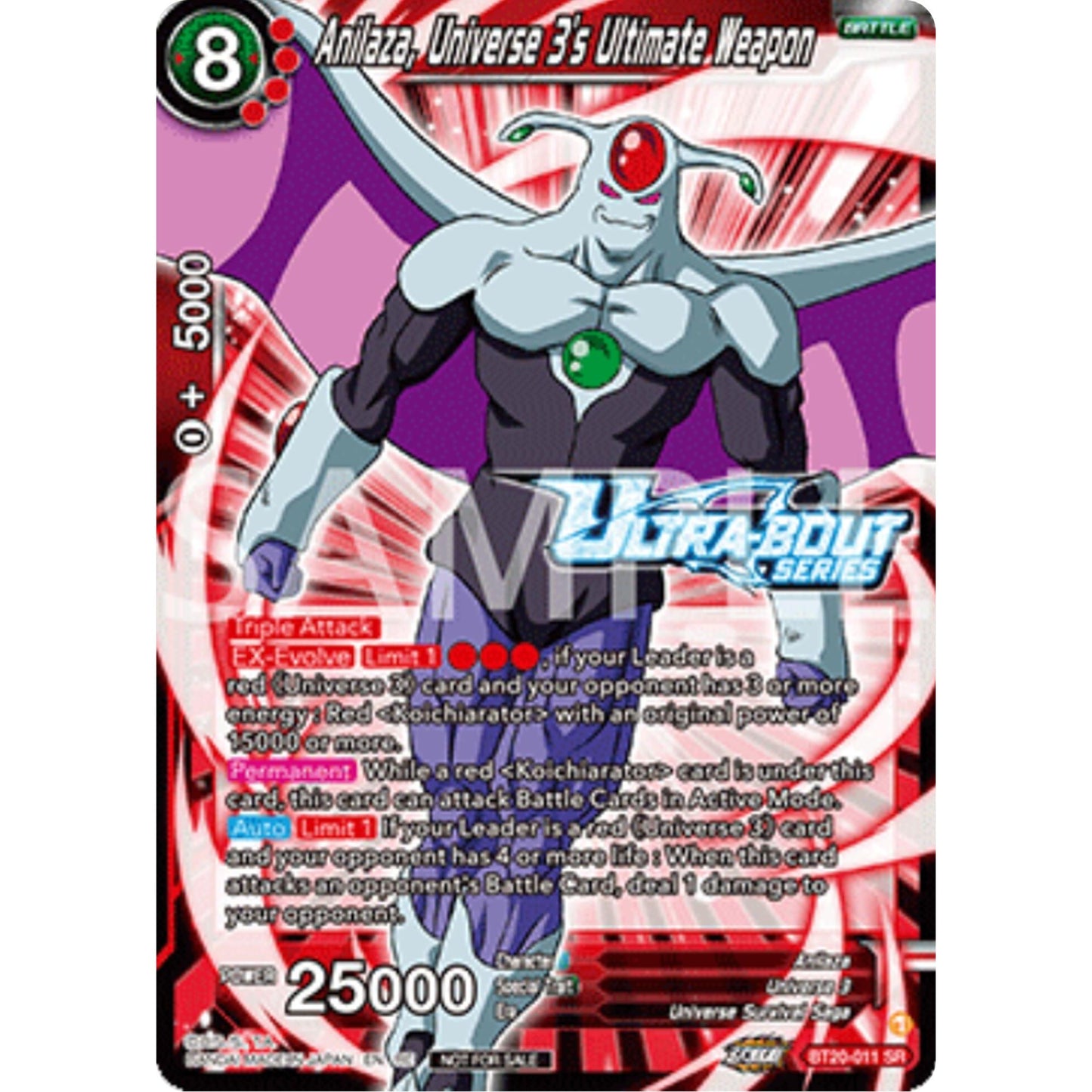 Image for Anilaza, Universe 3's Ultimate Weapon (Event Pack 17) (BT20-011) (PR) - Dragon Ball Super: Masters