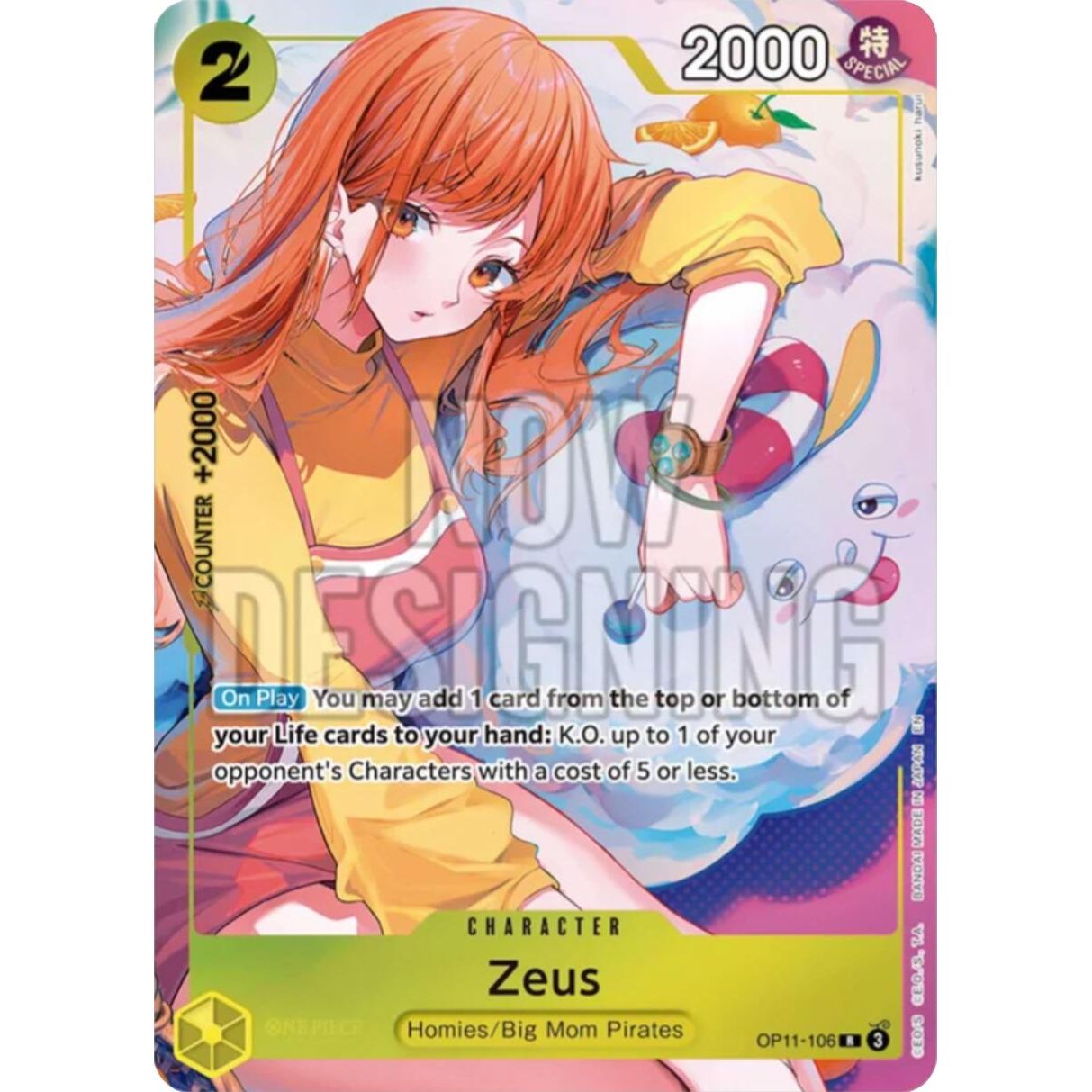 Image for Zeus (Official Playmat -Bandai Card Games Fest 24-25 Edition-) (OP11-106) (OP-PR) - One Piece Card Game