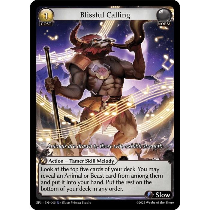 Image for Blissful Calling (005) (SP3) - Grand Archive TCG