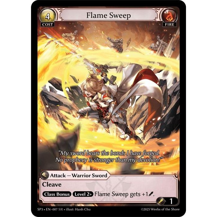 Image for Flame Sweep (007) (SP3) - Grand Archive TCG