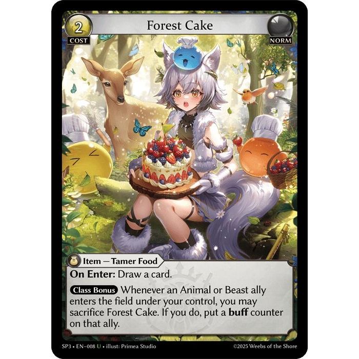 Image for Forest Cake (008) (SP3) - Grand Archive TCG