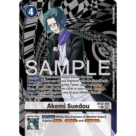 Image for Akemi Suedou (Alternate Art) (BT22-095 U) (BT22) - Digimon Card Game