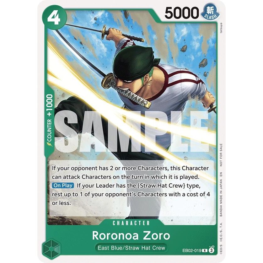 Image for Roronoa Zoro (Tournament Pack 2025 Vol. 3) (EB02-019) (OP-PR) - One Piece Card Game