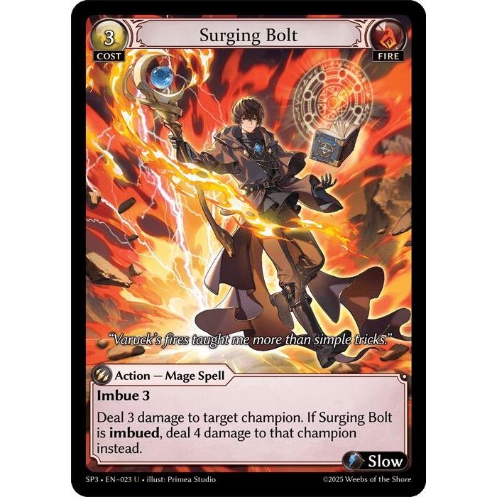 Image for Surging Bolt (023) (SP3) - Grand Archive TCG