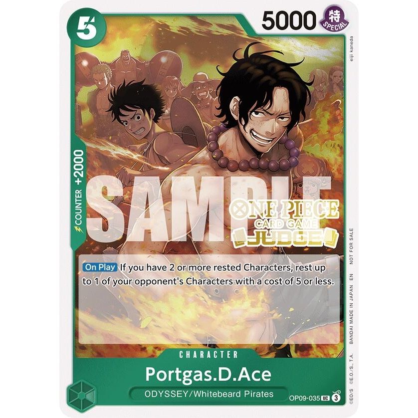Image for Portgas.D.Ace (Judge Pack Vol. 6) (OP09-035) (OP-PR) - One Piece Card Game