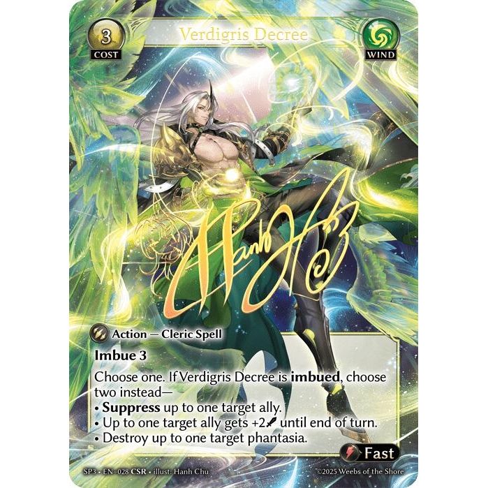Image for Verdigris Decree (CSR) (028) (SP3) - Grand Archive TCG