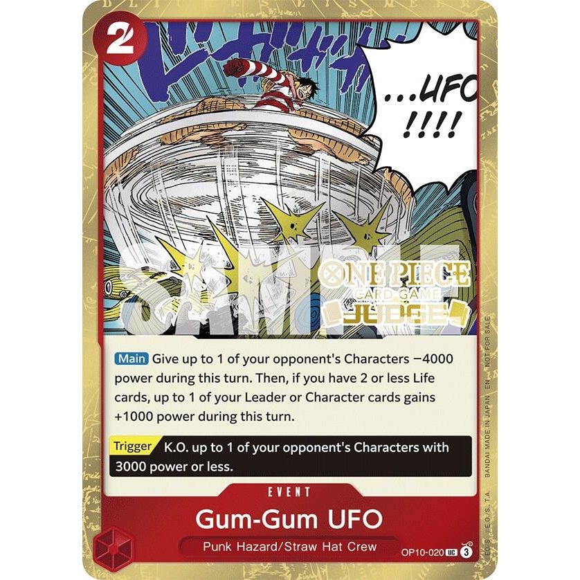 Image for Gum-Gum UFO (Judge Pack Vol. 6) (OP10-020) (OP-PR) - One Piece Card Game