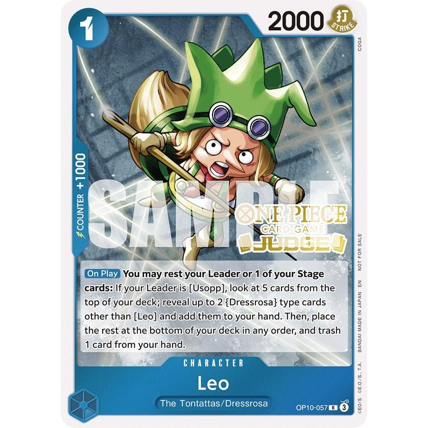 Image for Leo (Judge Pack Vol. 6) (OP10-057) (OP-PR) - One Piece Card Game