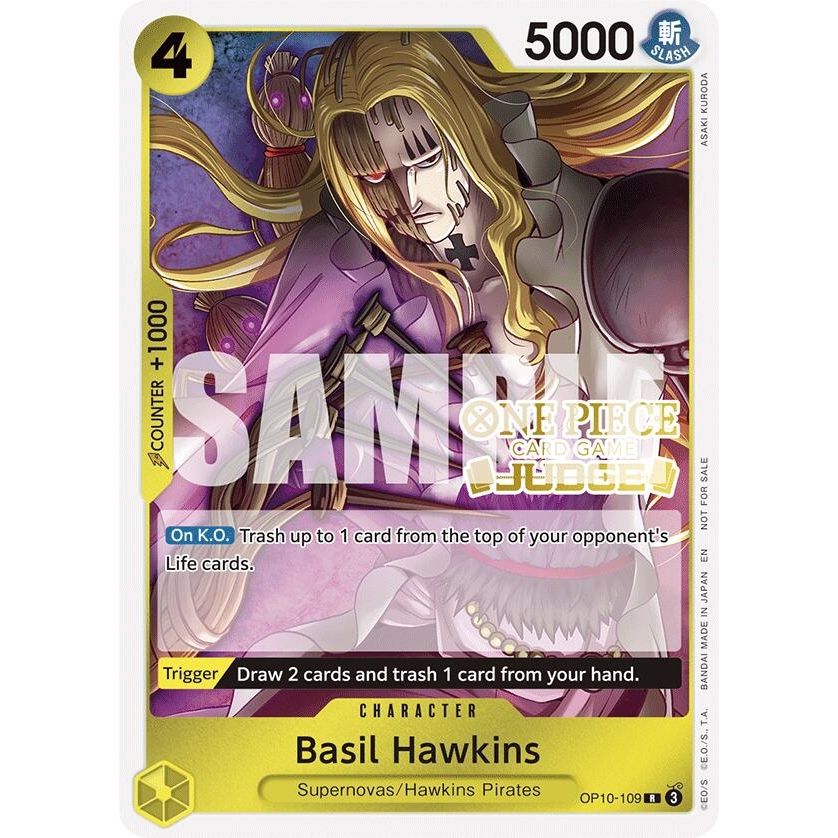 Image for Basil Hawkins (Judge Pack Vol. 6) (OP10-109) (OP-PR) - One Piece Card Game