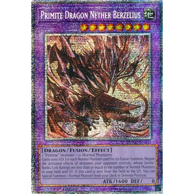 Image for Primite Dragon Nether Berzelius (Starlight Rare) (DUAD-EN035) (DUAD) - YuGiOh