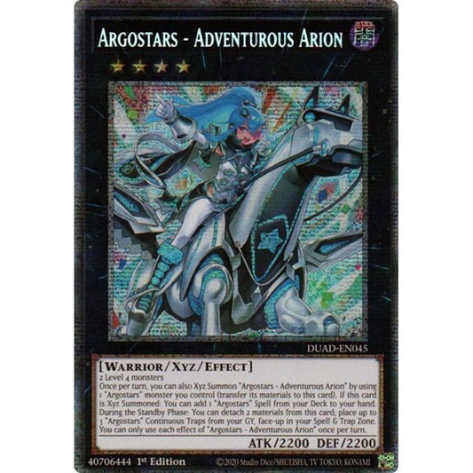 Image for Argostars - Adventurous Arion (Starlight Rare) (DUAD-EN045) (DUAD) - YuGiOh