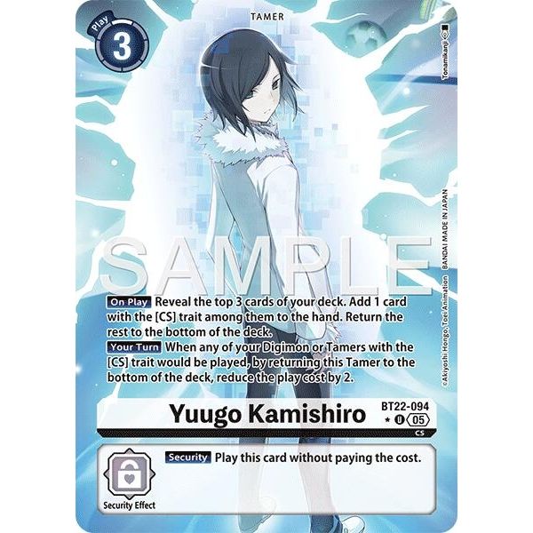 Image for Yuugo Kamishiro (Alternate Art) (BT22-094 U) (BT22) - Digimon Card Game