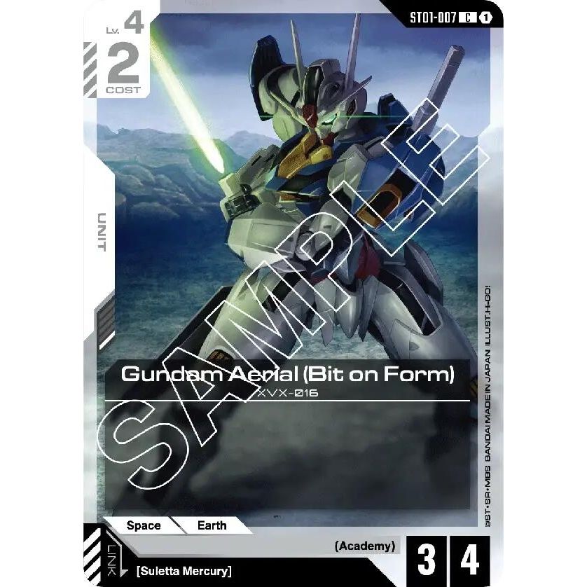 Image for Gundam Aerial (Bit on Form) (ST01-007) (ST01) - Gundam Card Game