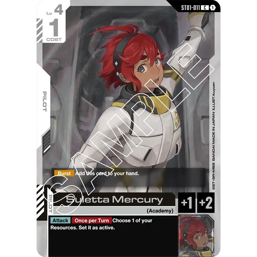 Image for Suletta Mercury (ST01-011) (ST01) - Gundam Card Game