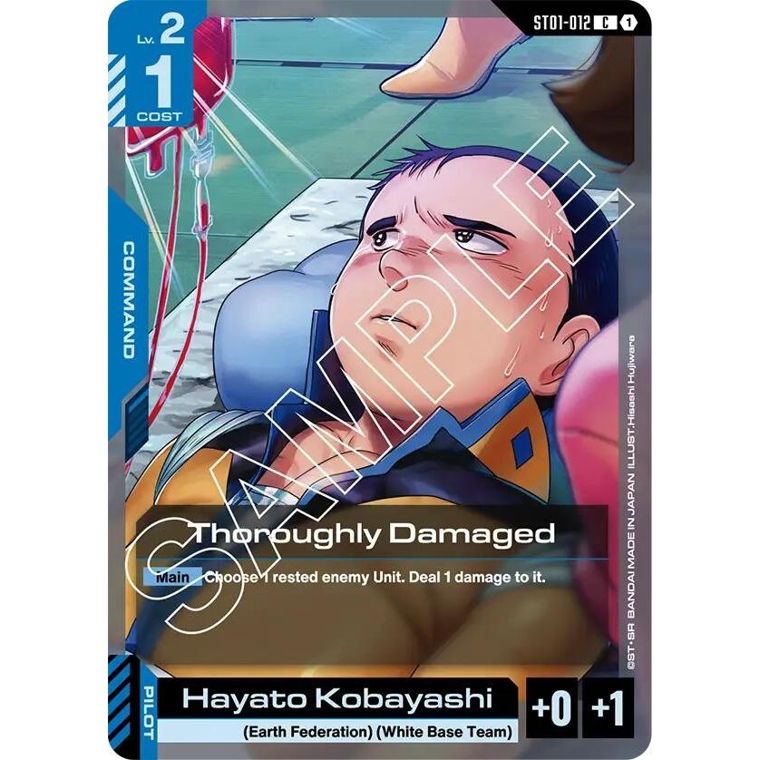 Image for Thoroughly Damaged (ST01-012) (ST01) - Gundam Card Game