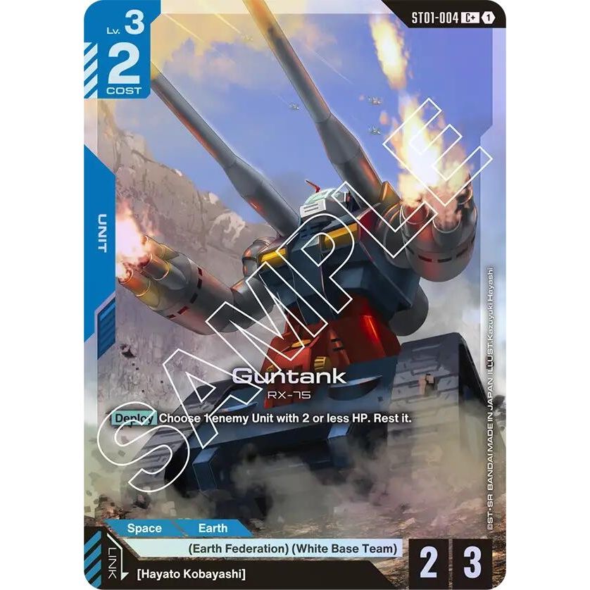 Image for Guntank (C+) (ST01-004) (ST01) - Gundam Card Game