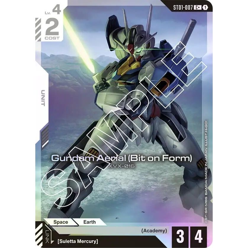 Image for Gundam Aerial (Bit on Form) (C+) (ST01-007) (ST01) - Gundam Card Game
