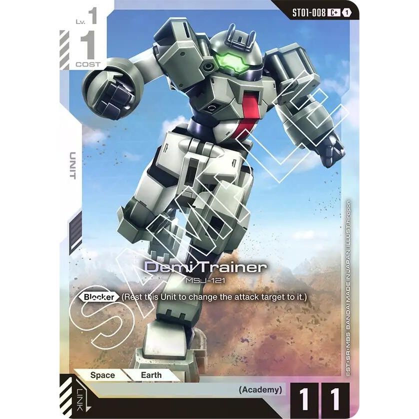 Image for Demi Trainer (C+) (ST01-008) (ST01) - Gundam Card Game