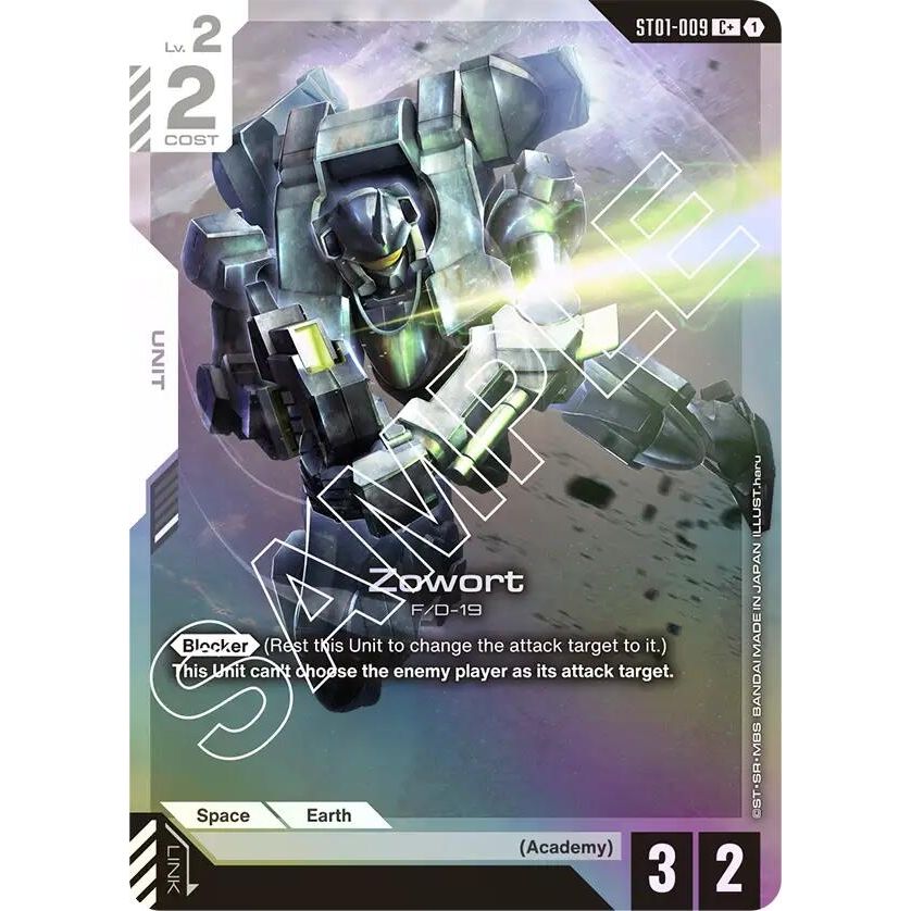 Image for Zowort (C+) (ST01-009) (ST01) - Gundam Card Game