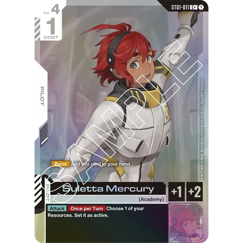 Image for Suletta Mercury (C+) (ST01-011) (ST01) - Gundam Card Game