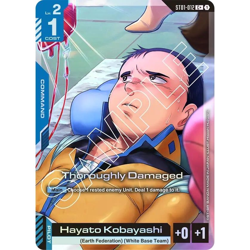 Image for Thoroughly Damaged (C+) (ST01-012) (ST01) - Gundam Card Game