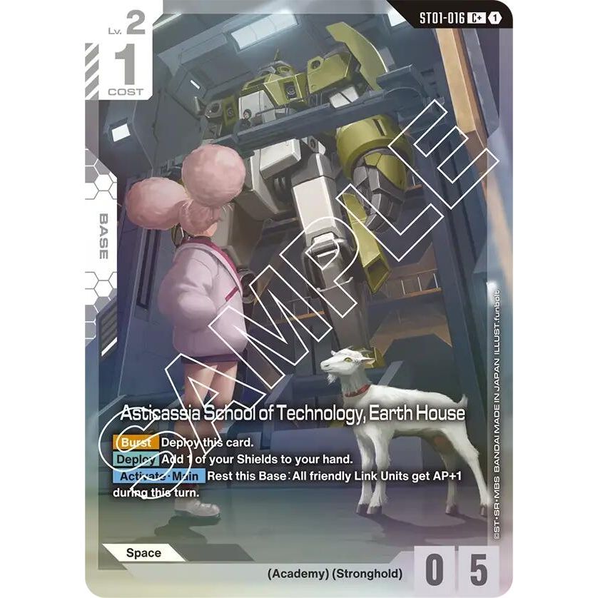Image for Asticassia School of Technology, Earth House (C+) (ST01-016) (ST01) - Gundam Card Game