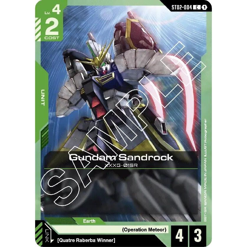 Image for Gundam Sandrock (ST02-004) (ST02) - Gundam Card Game