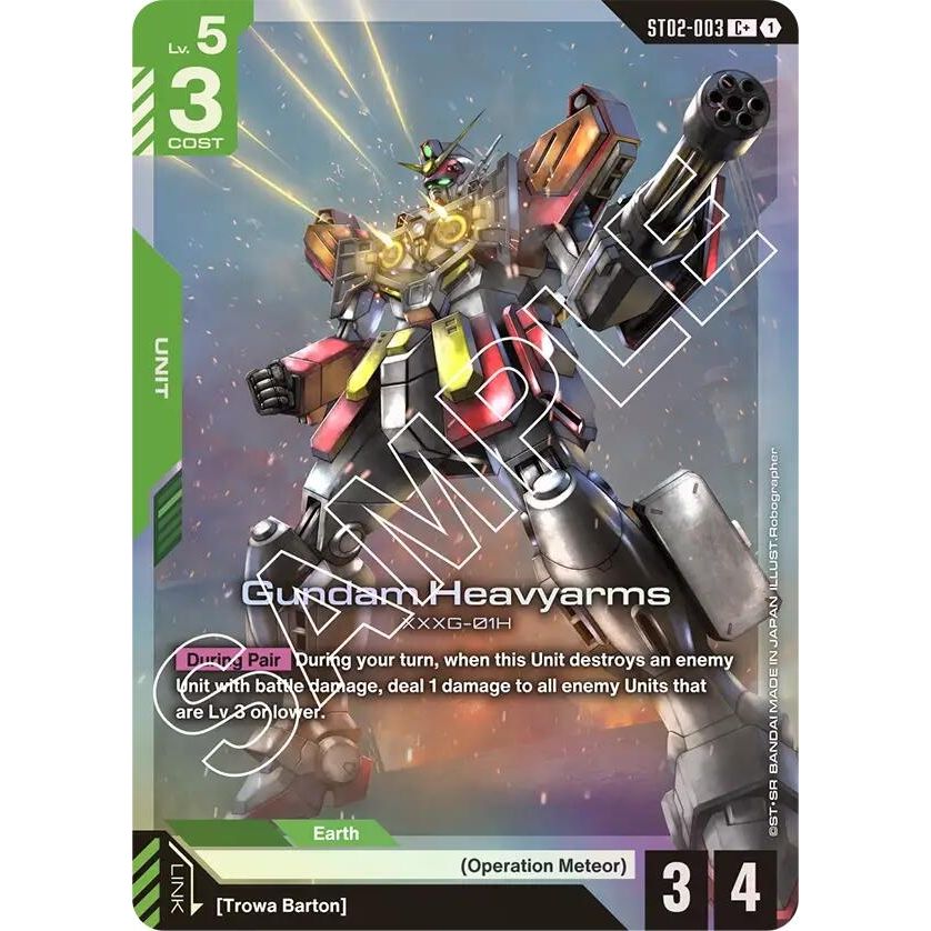 Image for Gundam Heavyarms (C+) (ST02-003) (ST02) - Gundam Card Game