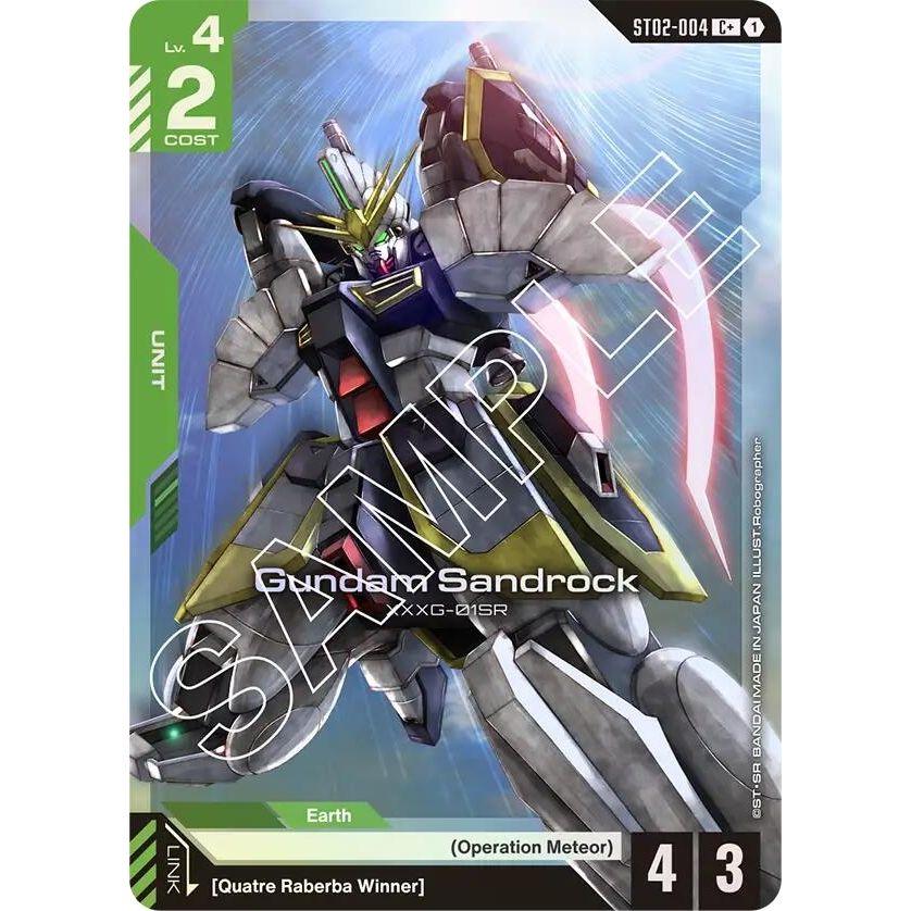 Image for Gundam Sandrock (C+) (ST02-004) (ST02) - Gundam Card Game