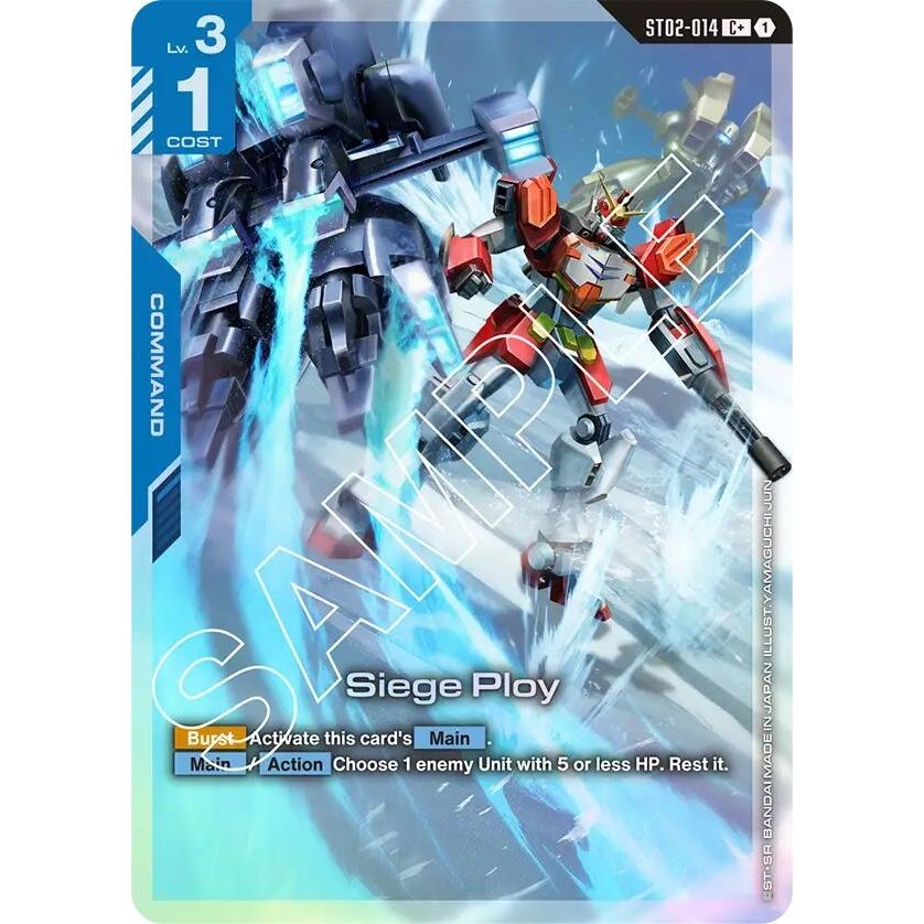 Image for Siege Ploy (C+) (ST02-014) (ST02) - Gundam Card Game