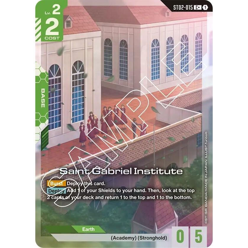 Image for Saint Gabriel Institute (C+) (ST02-015) (ST02) - Gundam Card Game