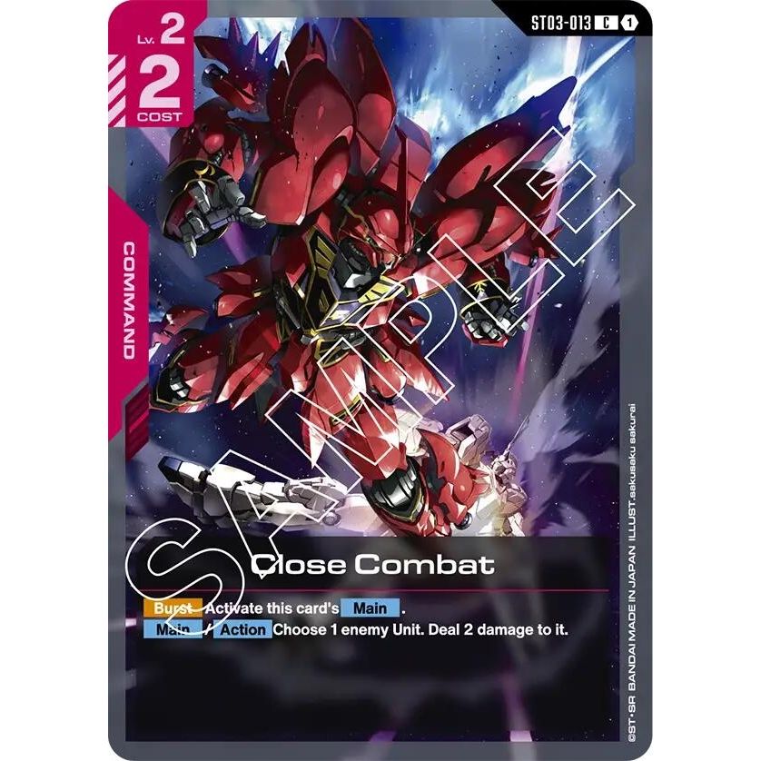 Image for Close Combat (ST03-013) (ST03) - Gundam Card Game