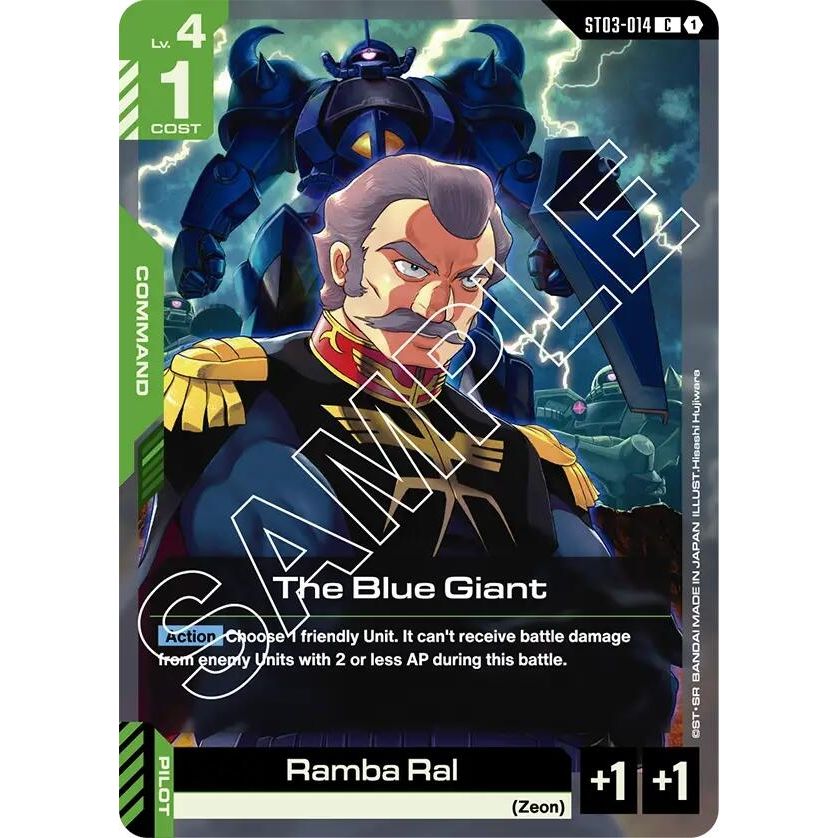 Image for The Blue Giant (ST03-014) (ST03) - Gundam Card Game