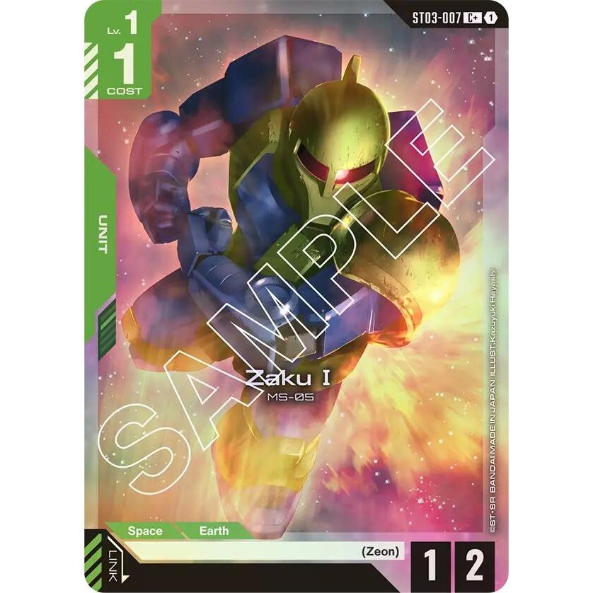Image for Zaku I (C+) (ST03-007) (ST03) - Gundam Card Game