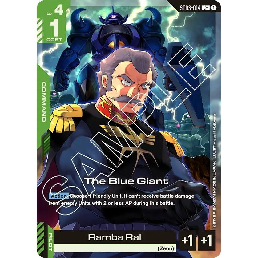 Image for The Blue Giant (C+) (ST03-014) (ST03) - Gundam Card Game