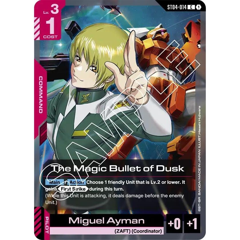 Image for The Magic Bullet of Dusk (ST04-014) (ST04) - Gundam Card Game