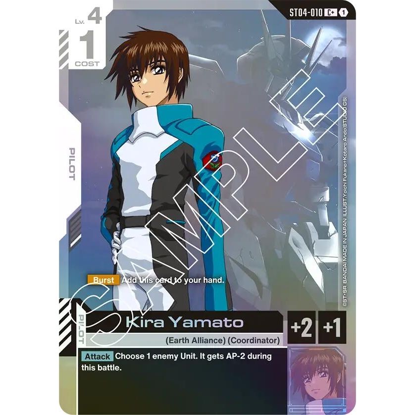 Image for Kira Yamato (C+) (ST04-010) (ST04) - Gundam Card Game