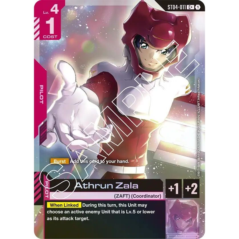 Image for Athrun Zala (C+) (ST04-011) (ST04) - Gundam Card Game