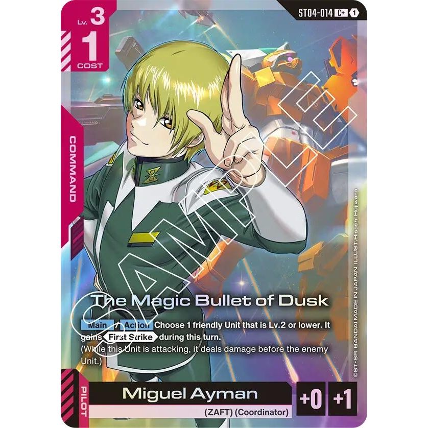 Image for The Magic Bullet of Dusk (C+) (ST04-014) (ST04) - Gundam Card Game
