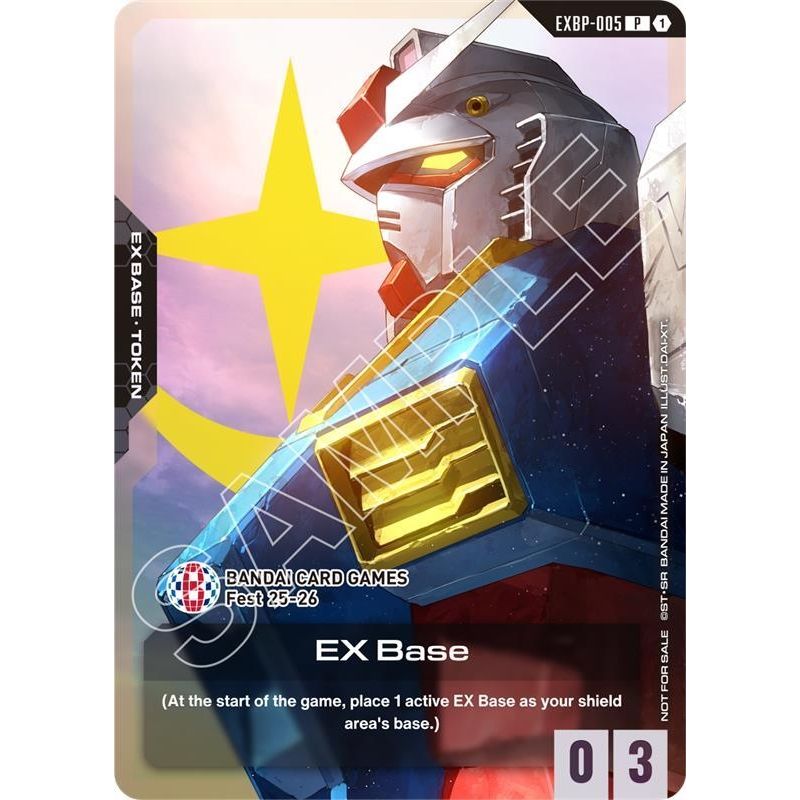 Image for EX Base (EXBP-005) (Mobile Suit Gundam) (EXBP-005) (EXBP) - Gundam Card Game