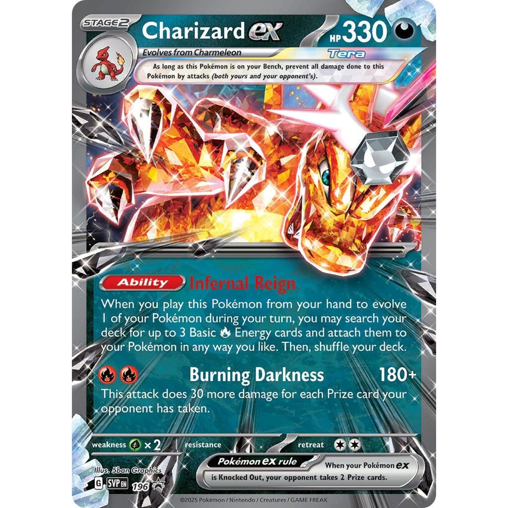 Image for Charizard ex -196 (196) (SVP) - Pokemon