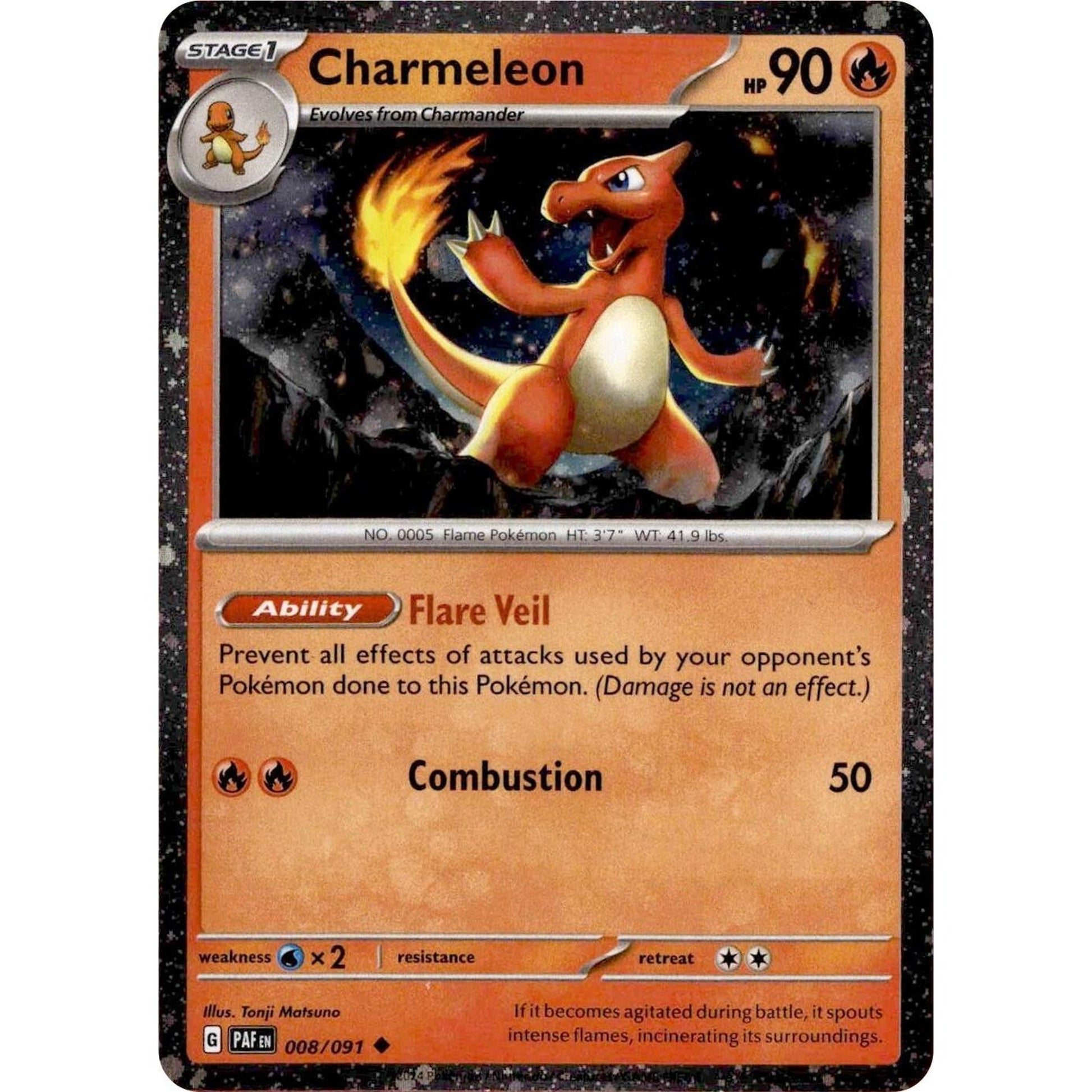Image for Charmeleon - 008/091 (Cosmos Holo) (008/091) (MCAP) - Pokemon