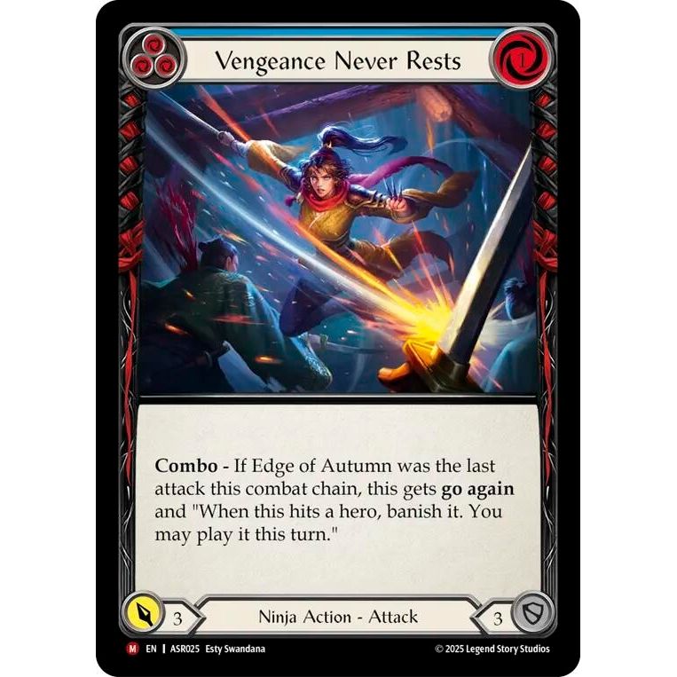 Image for Vengeance Never Rests (ASR025) - Flesh and Blood TCG