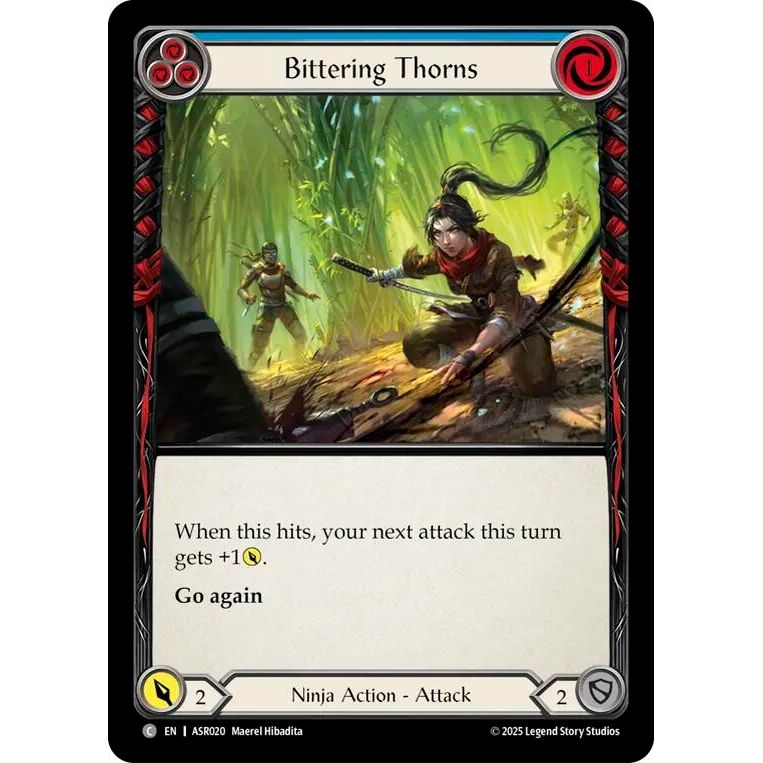 Image for Bittering Thorns (Blue) (ASR020) - Flesh and Blood TCG