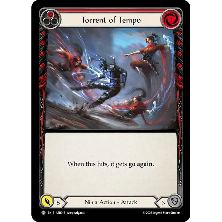 Image for Torrent of Tempo (Red) (ASR015) - Flesh and Blood TCG