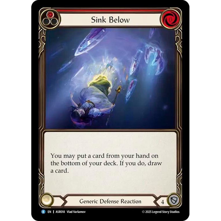 Image for Sink Below (Red) (ASR018) - Flesh and Blood TCG