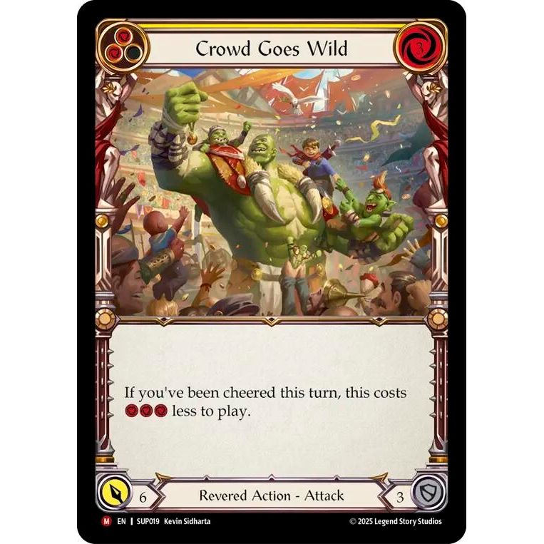 Image for Crowd Goes Wild (SUP019) (SUP) - Flesh and Blood TCG
