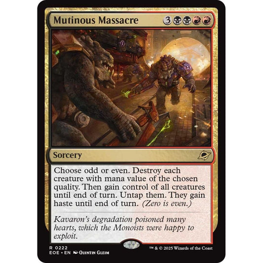 Image for Mutinous Massacre (222) (EOE) - Magic: The Gathering